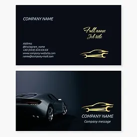 Automotive Mechanic Business Card Template