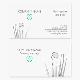 Dental Healthcare Business Card Template