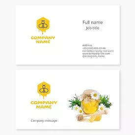 Honey Bee | Beekeeper | Honey Business Card Template