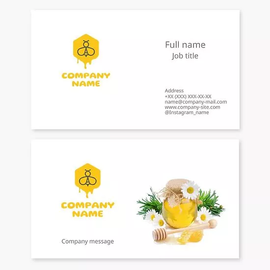 Honey Bee | Beekeeper | Honey Business Card Template