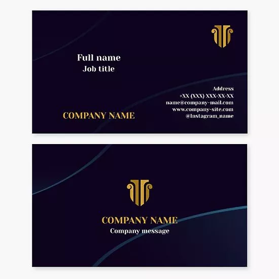 Professional Law Firm | Business Card Template