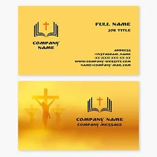 Christian Business Card Template