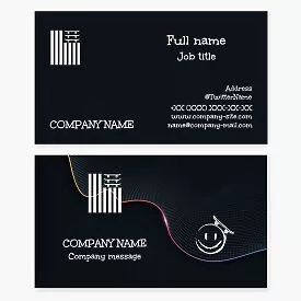 Skateboard Business Card Template