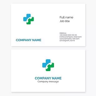 Medical Hotline Business Card Template