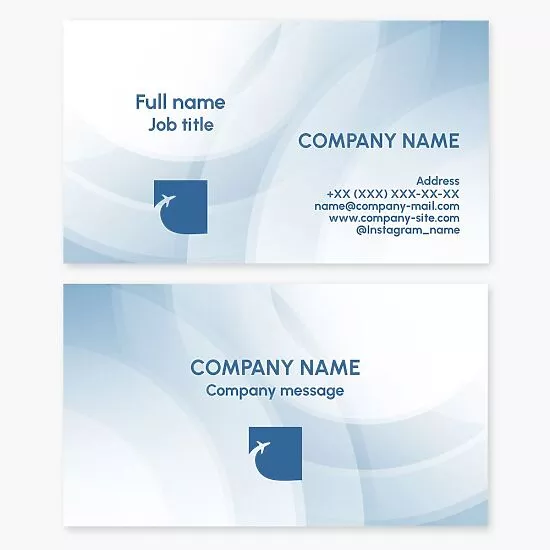 Travel Agency Business Card Template