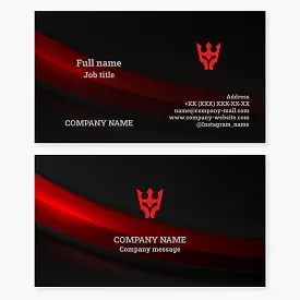 Business card template. Gladiator helmet, crown. Security agency.
