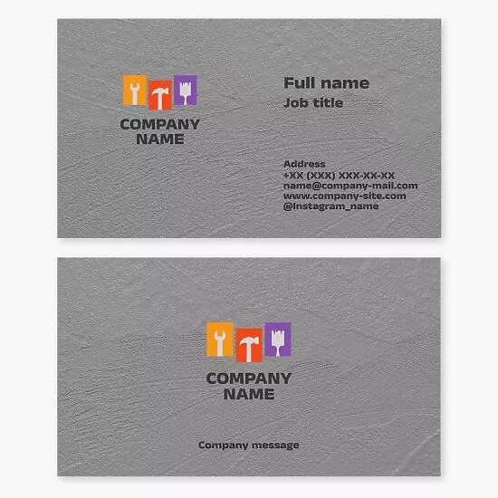 Handyman Business Card Template