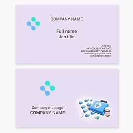 Pharmacy Business Card Template