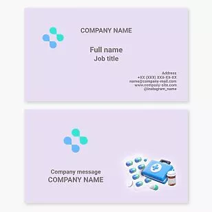 Pharmacy Business Card Template