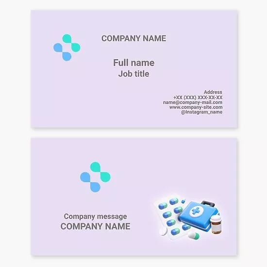 Pharmacy Business Card Template