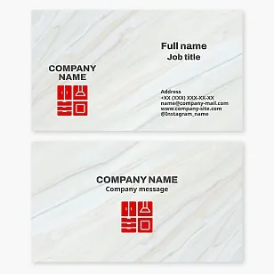 Business card template. Kitchen cabinet manufacturing. Kitchen appliance sales.