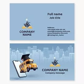 Education Teacher Business Card Template