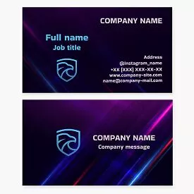 Eagle Shield Logo | Security Services | Business Card Template