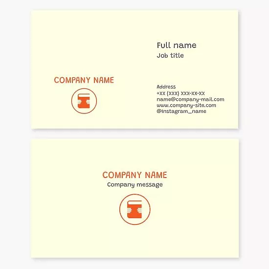 Book Logo Business Card Template