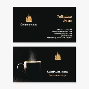 Coffee Shop Business Card