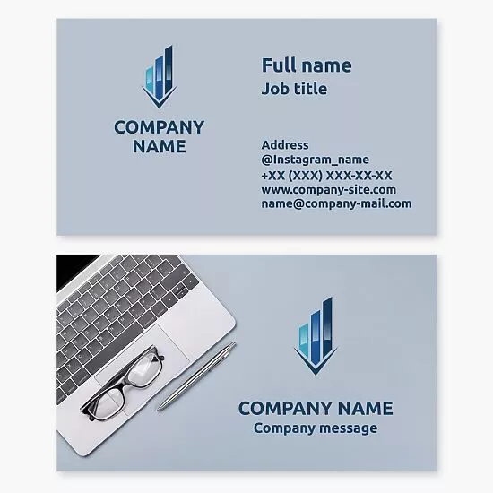 Financial Services Business Card Template