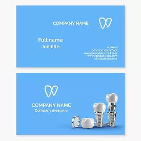 Dental Business Card Template