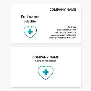 Medical Healthcare Clinic | Doctor Business Card Template