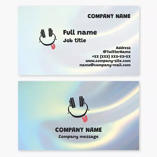 Headphone Business Card Template