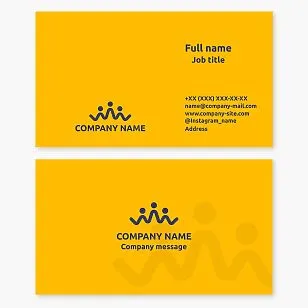 Business card template. Abstract. Team. Graphics. Networking. Crown. Partners. School. Party. Solidarity.