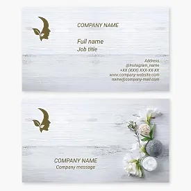 Spa Business Card Template
