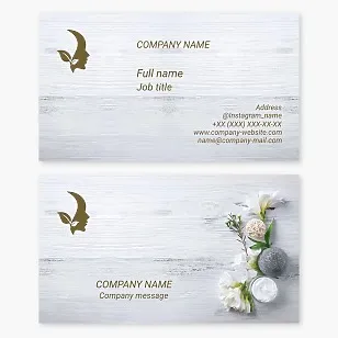 Spa Business Card Template