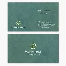 Eco House Logo Business Card Template