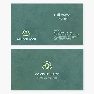 Eco House Logo Business Card Template