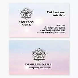 All Seeing Eye Business Card Template