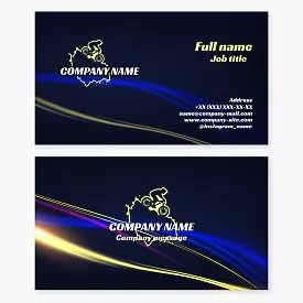 BMX | Bike Motocross Business Card Template