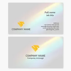 Business card template. Jewelry: manufacturing, sales, cleaning, and repair.