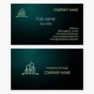 Architect Business Card Template