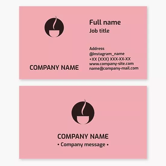 Tea Shop/Café Business Card Template