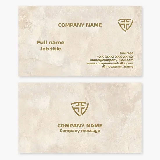 Business card template.  Church.
