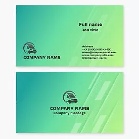 Automotive & Transportation Business Card Template