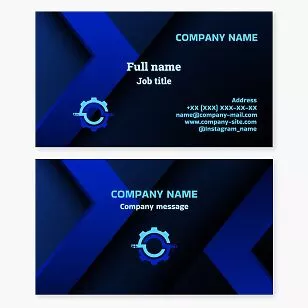 Engineering Business Card Template