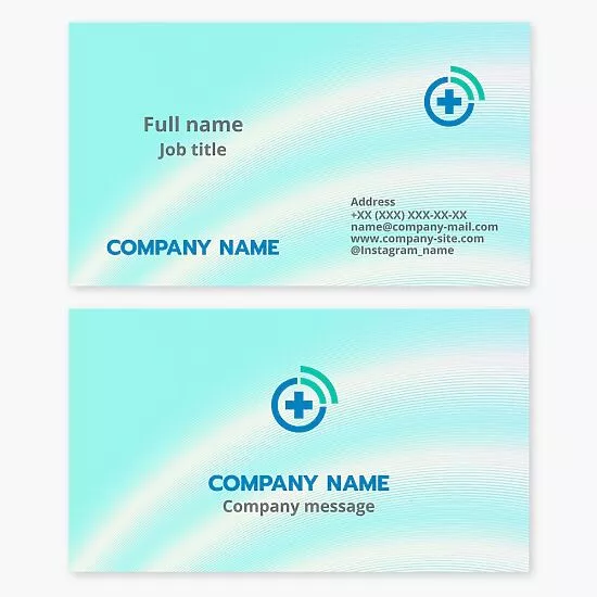 Medical Healthcare Business Card Template