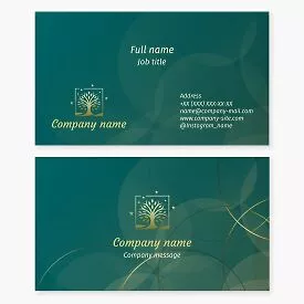 Tree Logo Business Card Template