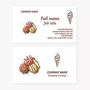 Ice Cream Business Card