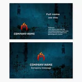 Fitness Physical Training Business Card Template