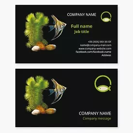 Fish Aquarium Business Card