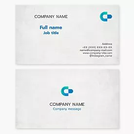 Abstract Healthcare Business Card Template