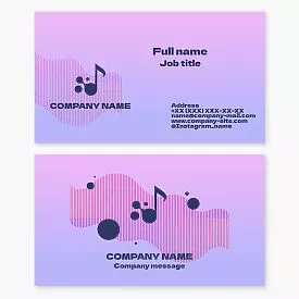 Music Note | Music Teacher Business Card Template