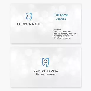 Dentist Business Card Template