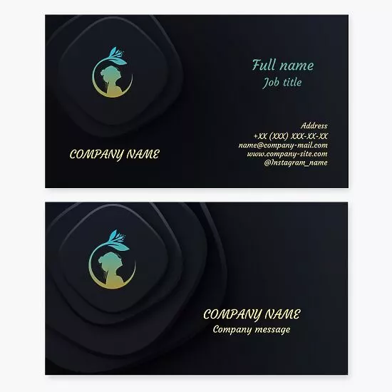 Beauty Spa & Salon Business Card Template