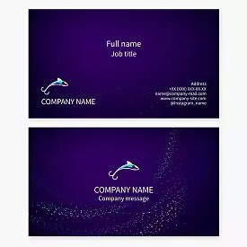 Fish Hook Logo | Fishing Business Card Template