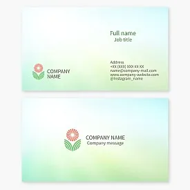 Agribusiness business card template.