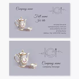 Kitchenware Business Card Template