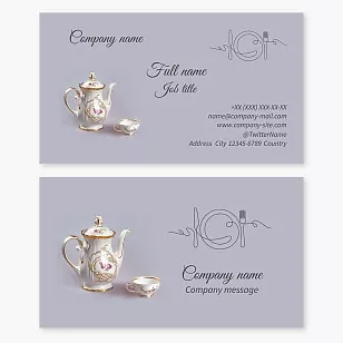 Kitchenware Business Card Template