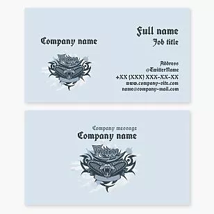 Tattoo Business Card Template